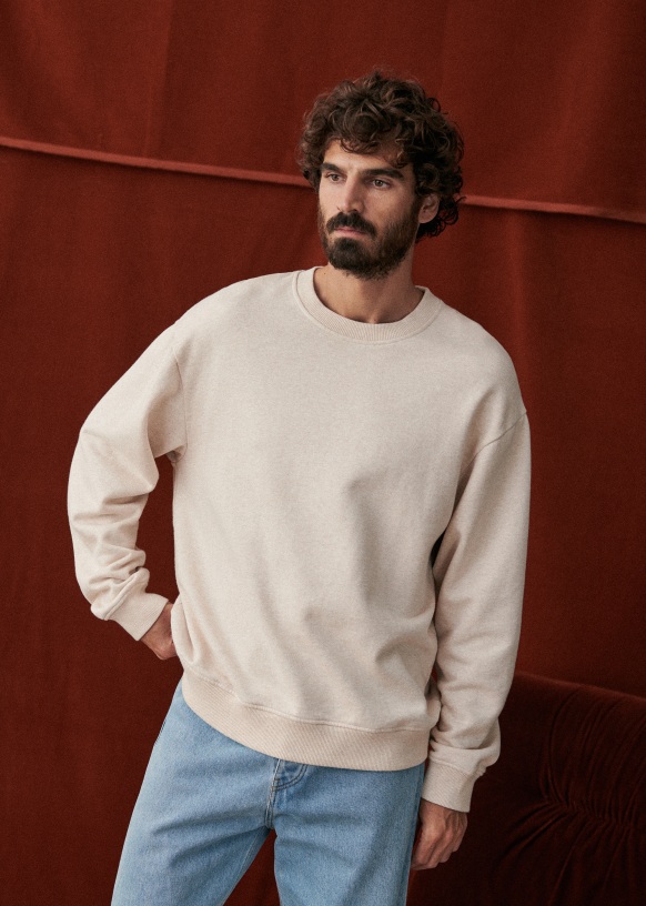 Boxy Sweatshirt - Rust - Organic Cotton - Octobre Éditions