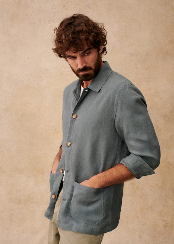 POOL by CLASS 堀切 WOOL LINEN JACKET POOL by CLASS 堀切 WOOL LINEN JACKET