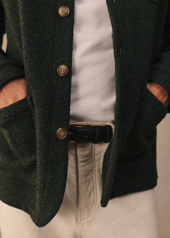 ほ*て様 vintage short wool blouson 80s Wool Bomber Jacket | M - Lucky Vintage