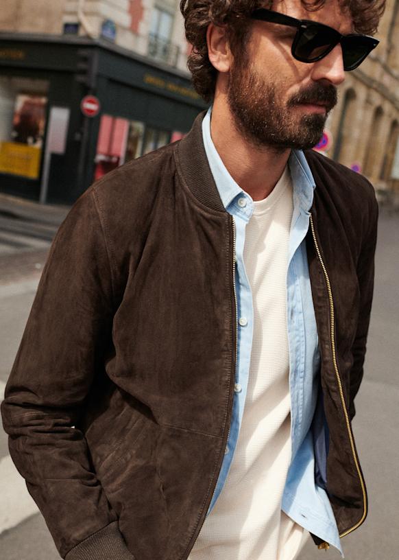 Suede Harvey Teddy - Brown - Goat Leather - Octobre Éditions