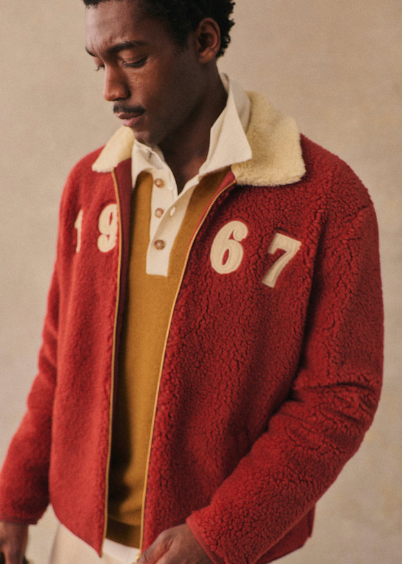 Octobre x Clovis Rétif Blouson - Red - GRS certified recycled