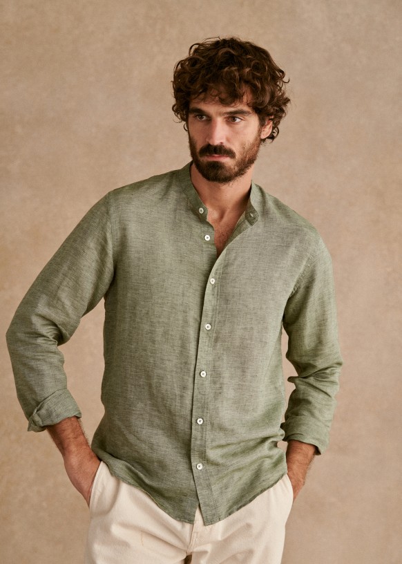 Chemise lin coton shop