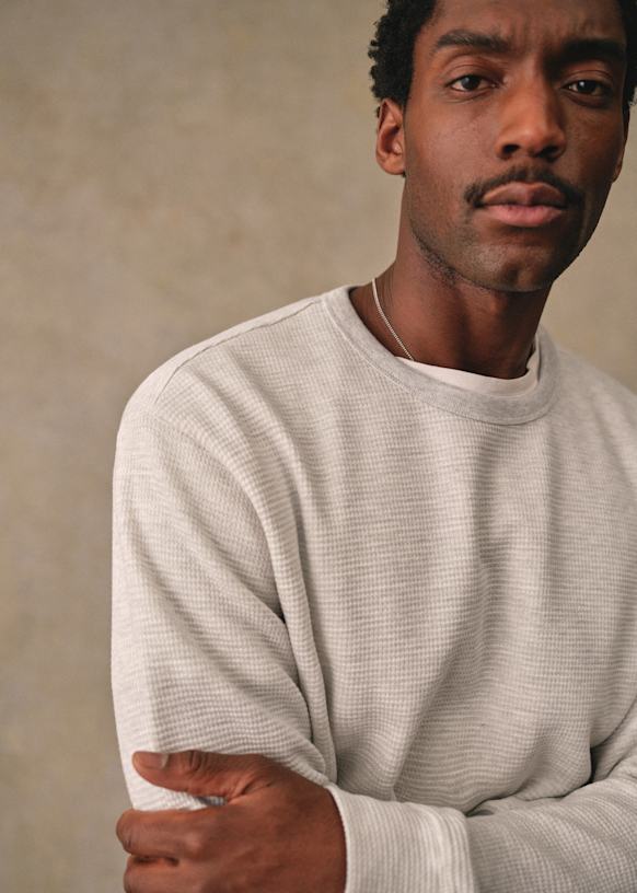 alors paris Sweat-shirt Sardina グレー Pardel Sweat-Shirt - Mottled Grey - Organic cotton - organic