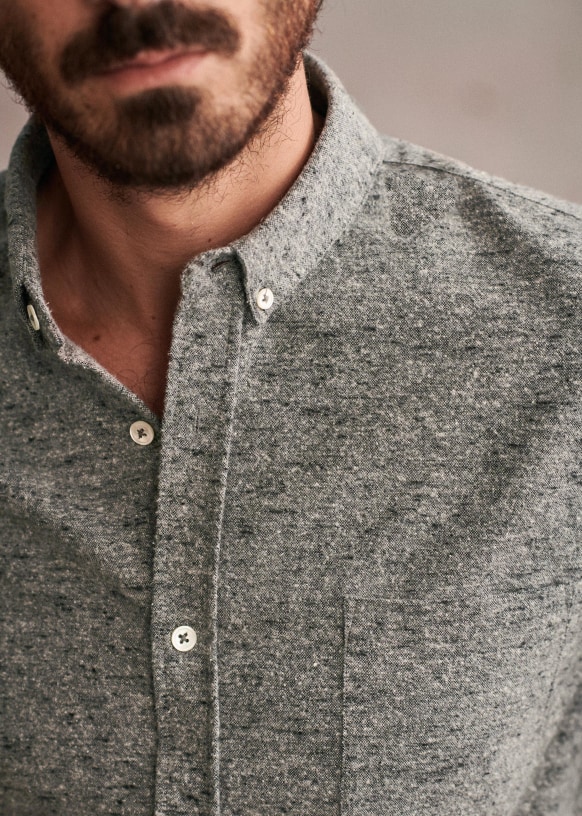 Camicia Uomo Lacoste Motivo Scozzese Bianco / Blu / Azzurro su - Brubaker Store