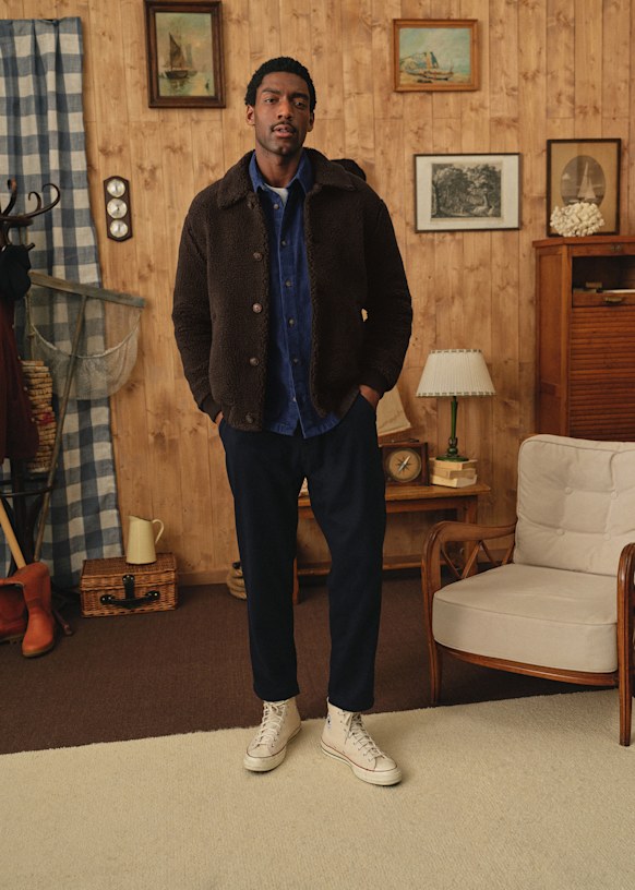 Tarlis Jacket - Brown - Wool - Sézane