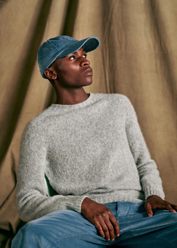 heather gray sweater