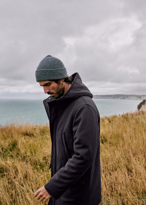 Alvy Parka - Charcoal Grey - Wool - Sézane