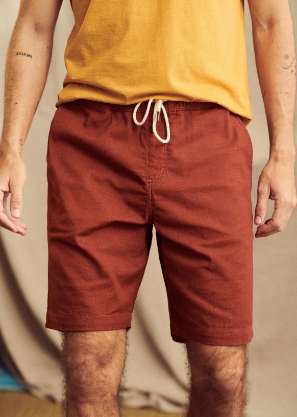 Reed Shorts - Rust - Cotton - Octobre Éditions
