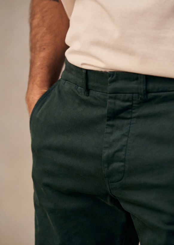 Tom Chinos - Pine Green - Cotton - Octobre Éditions