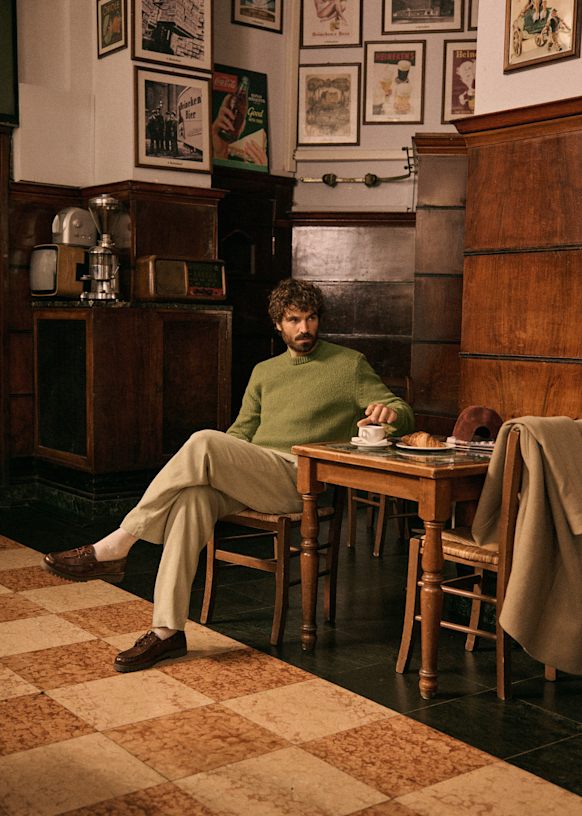 Fergie セーター - オリーブグリーン - ウール - Sézane