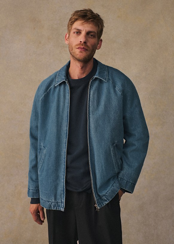 Browson Blouson - Denim Blue - Organic cotton - organic