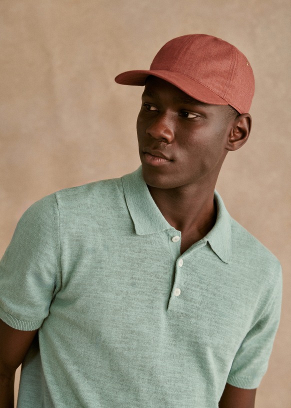 Polo Maille Joan Bleu Clair Coton Octobre Editions