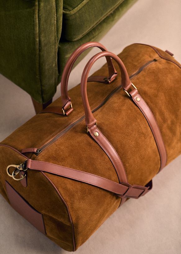 Leather look weekend bag deals