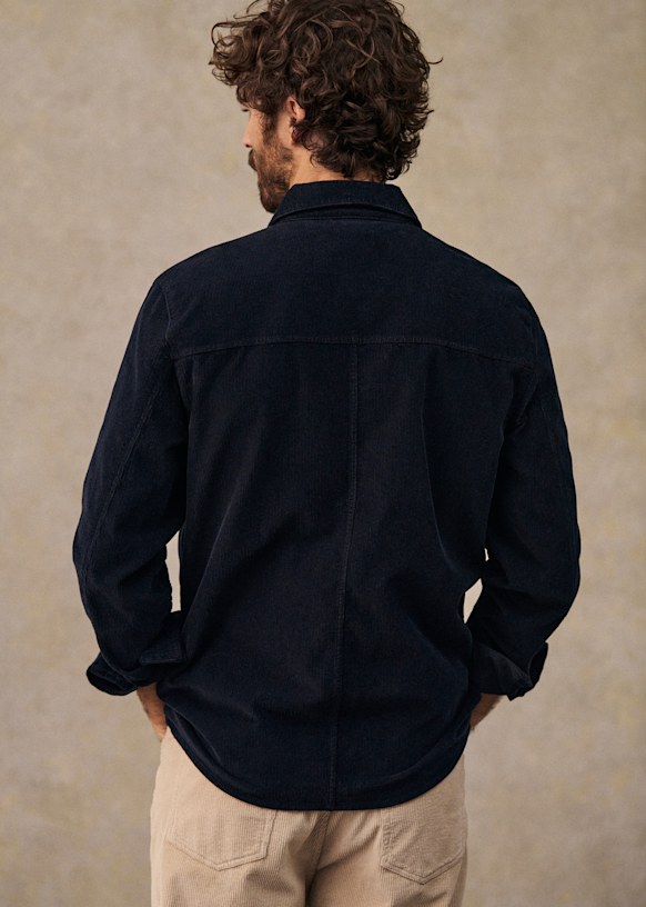 Corduroy Will Jacket - Navy - Organic cotton - organic textile