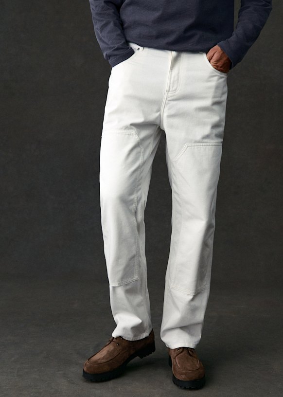 Aubrey Casual pants - White - Cotton - Sézane