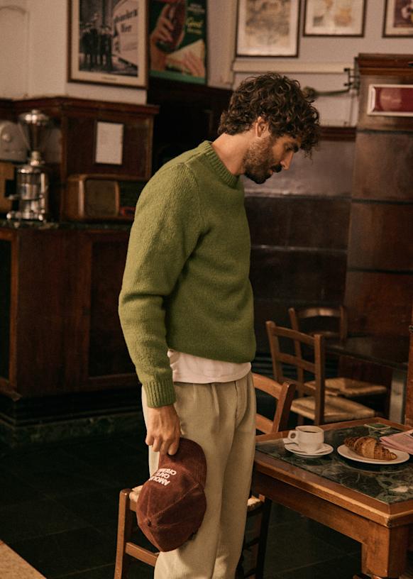 Fergie セーター - オリーブグリーン - ウール - Sézane