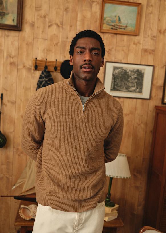 セーター Mauro - キャメル - ウール - Sézane