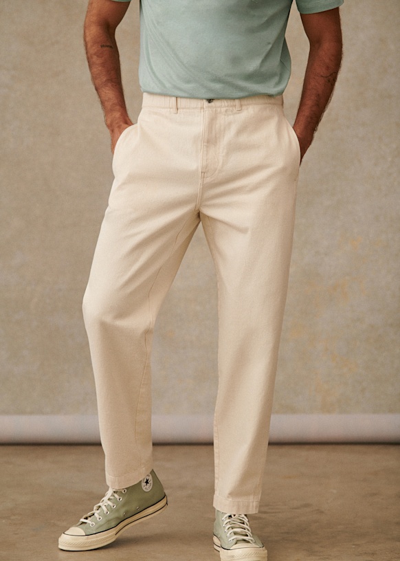 Shane Trousers - Light Denim - Organic cotton - organic