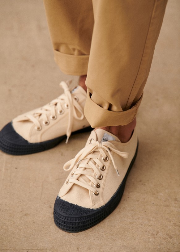 Star Master Novesta x Octobre Editions Baskets Cream Navy Cotton Octobre Editions