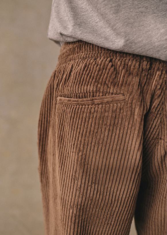 Danny Velvet Trousers - Dark Green - Organic cotton - organic