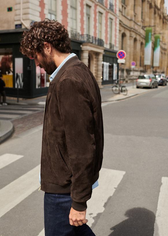 Suede Harvey Teddy - Brown - Goat Leather - Octobre Éditions