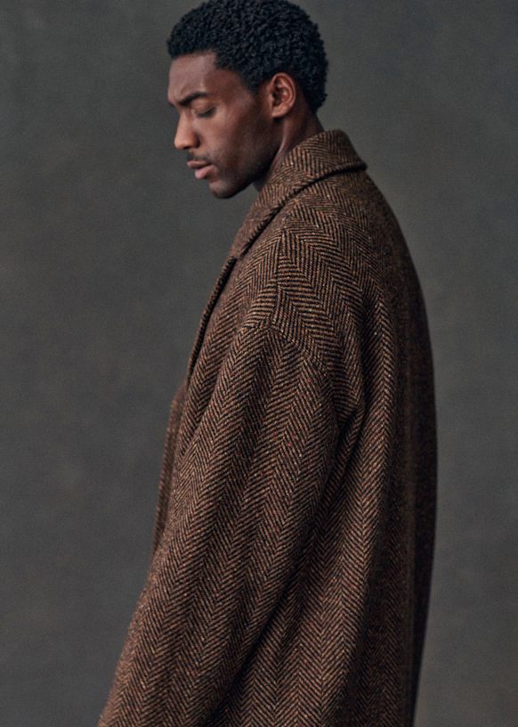 Hugh Coat - Olive Green - Wool - Octobre Éditions