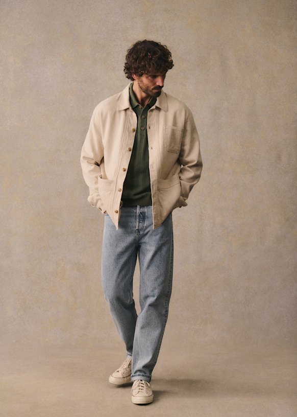 Will Jacket - Sea Green - Organic cotton - organic textile - Sézane