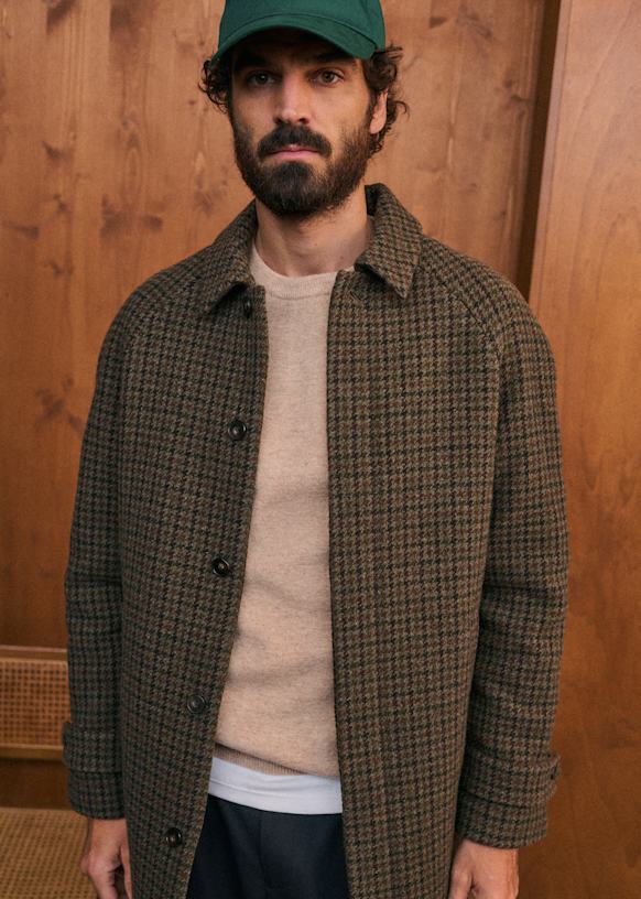 Weldon Coat - Heather Navy - Wool - Octobre Éditions