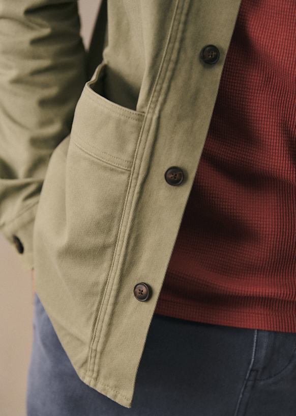 Will Jacket - Sea Green - Organic cotton - organic textile