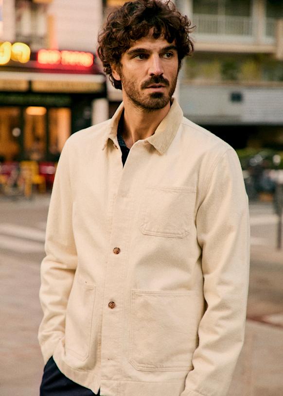 Morris Jacket - Ecru - Cotton - Sézane