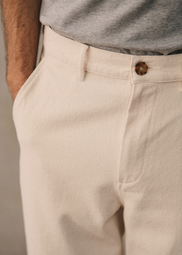 Hubbell Chino - Ecru - Cotton - Sézane