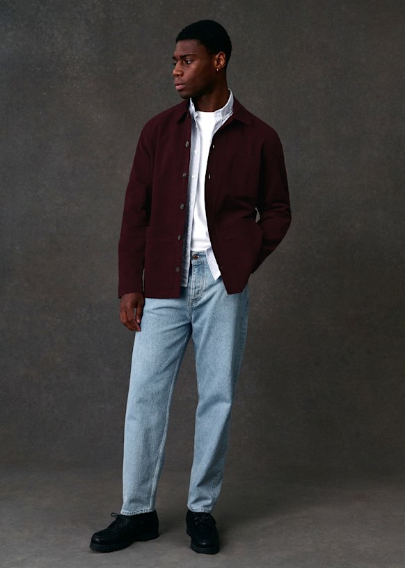 Will Jacket - Clay Green - Organic cotton - organic textile - Sézane
