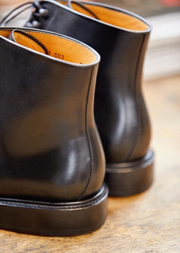 Flint Boots Black Leather Sézane