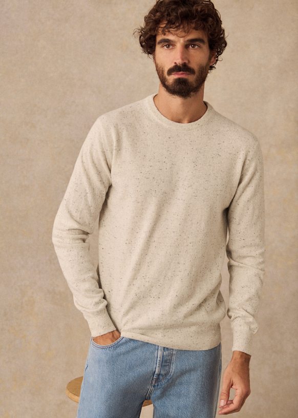 Nils Sweater - Burgundy - Merino Wool - Sézane