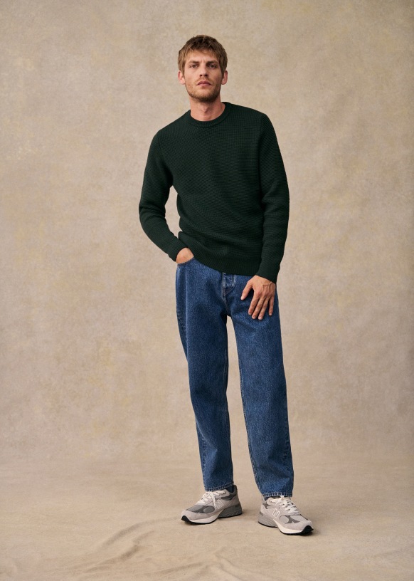 Chuck Sweater - Khaki - Wool - Sézane