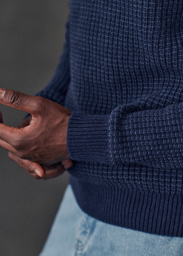 Harman Sweater - Navy - Wool - Sézane Harman Sweater - Navy - Wool - Sézane
