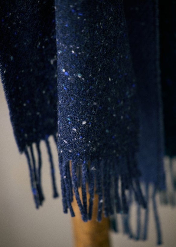 Mallord Scarf - Dark Grey - Wool Blend - Sézane