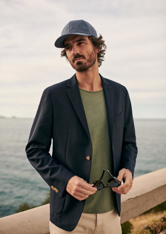 Young ジャケット - ネイビーブルー - ウール - Sézane