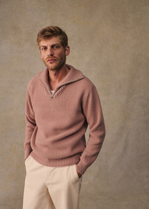 Pull Berwin Vieux Rose