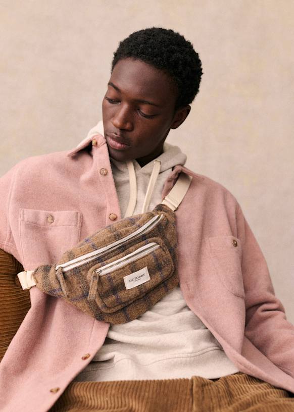 Sac banane marron cheap