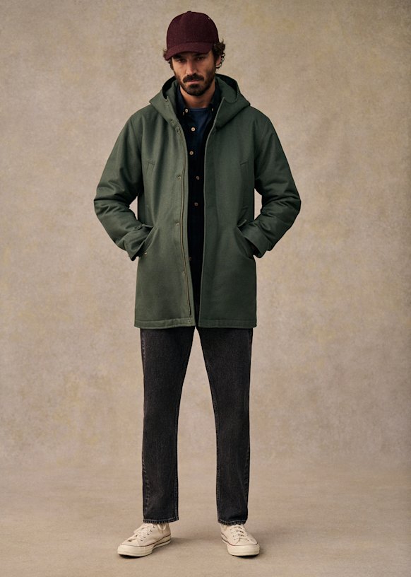 Peter Parka - Navy - Organic Cotton - Octobre Éditions