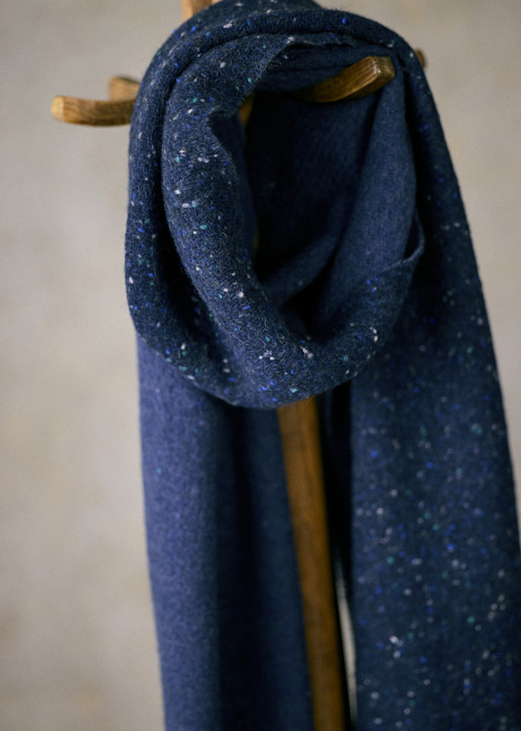 小物 COMFORTABLE REASON Academic Scarf NAVY COMFORTABLE REASON 「Academic Scarf - アカデミックスカーフ