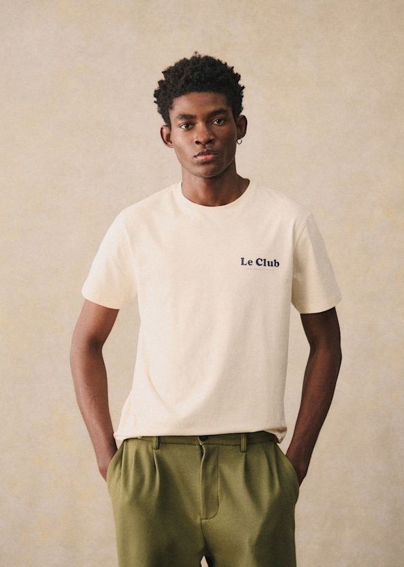 Kledingwinkel Kleding Sandwich T-shirt Le Club Sandwich Ecru