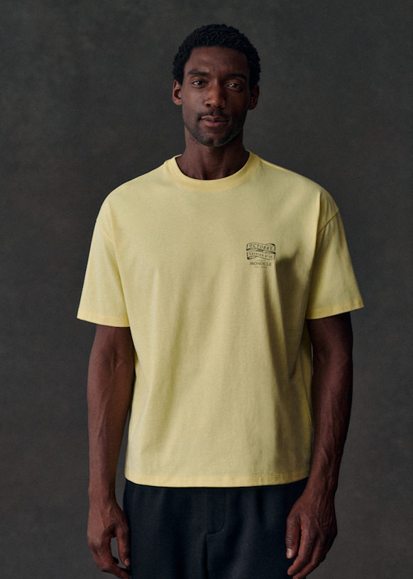 Octobre Editions x Monocle T-Shirt - Yellow - Organic cotton