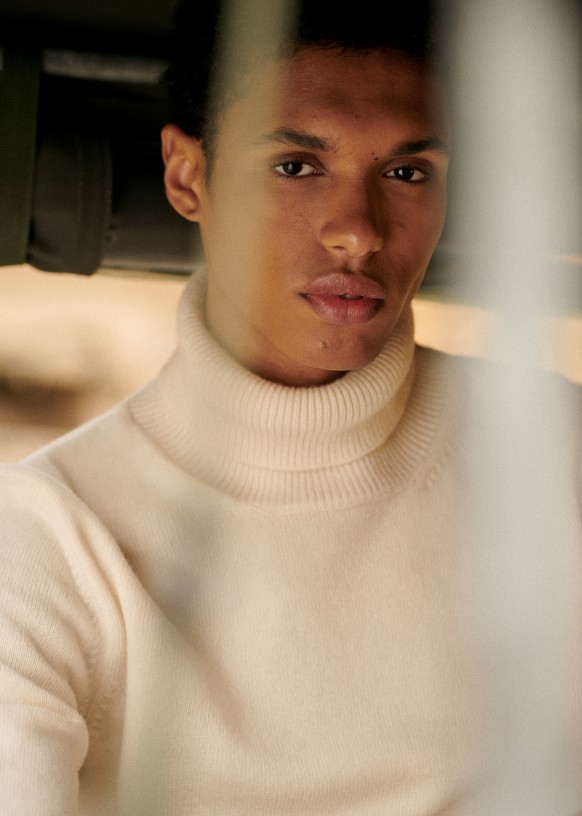 Kyle Sweater Ecru Merino Wool Sézane