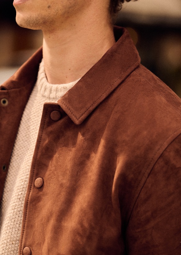 Hudson Blouson - Camel - Goat leather - Octobre Éditions