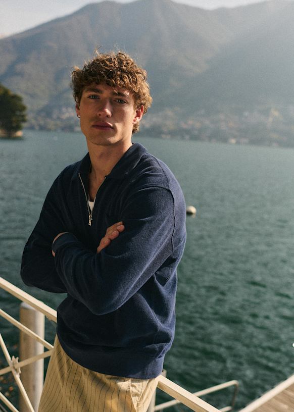 Firmin Sweat-Shirt - Navy - Organic cotton - organic textile