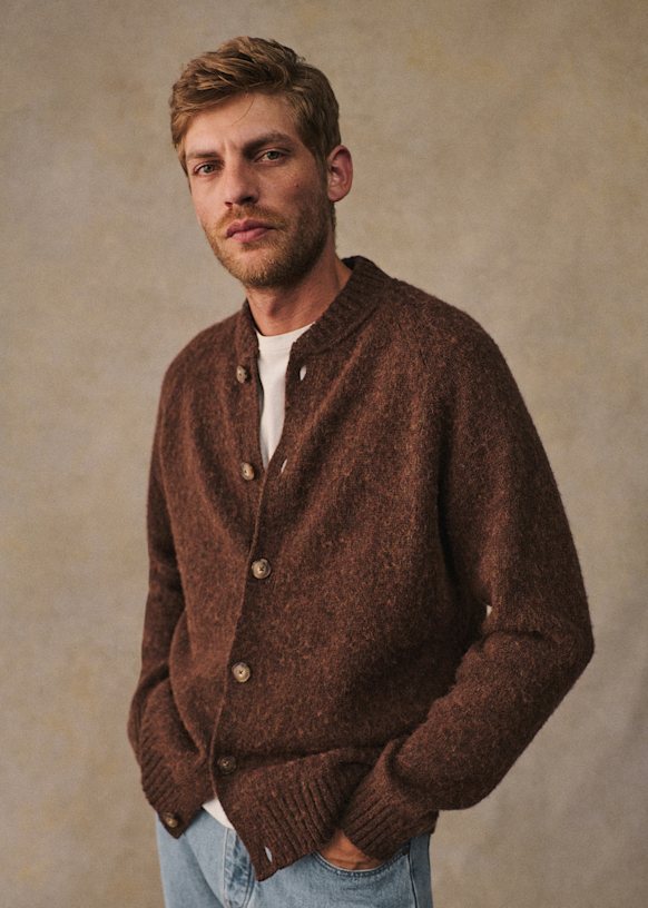 Gilet Trudel - Marron - Laine - Octobre Éditions