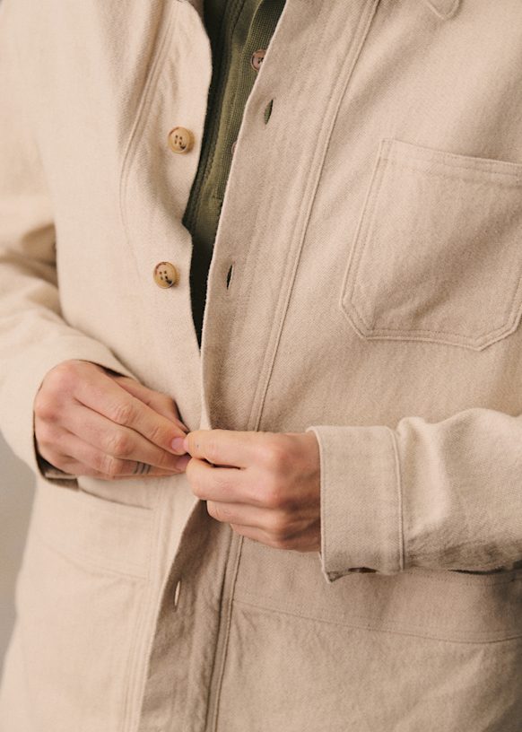 Will Jacket - Beige - Cotton - Sézane