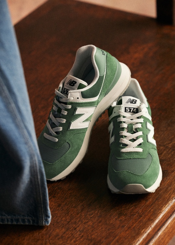 NEW BALANCE - 574 HISTORY CLASS Sneakers - Green - Octobre Éditions